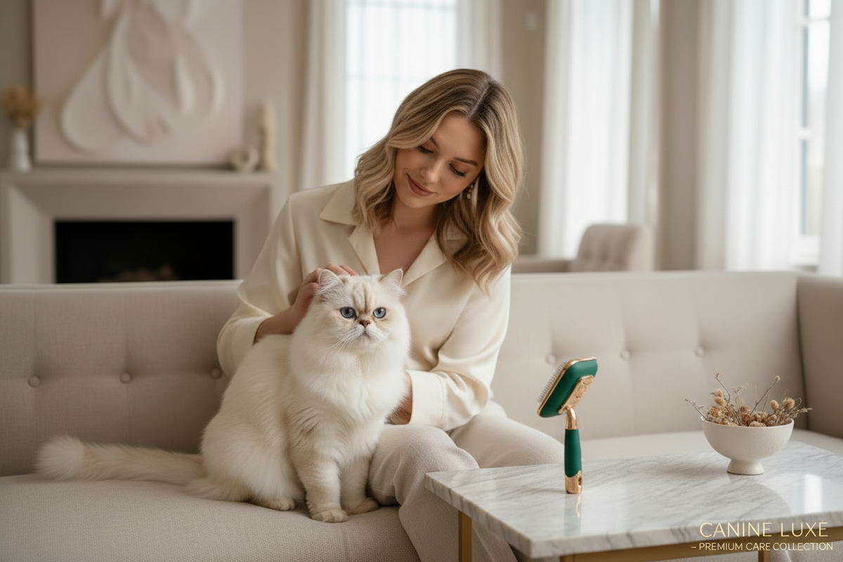 Affectionate Woman with Cat